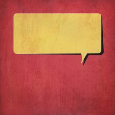 Grunge Vector Feedback Chat Bubble N3