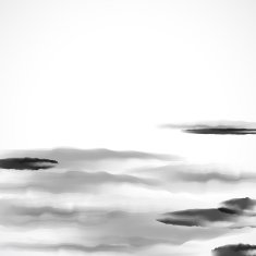 abstract black and white Chinese painting material background N4