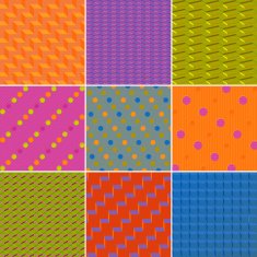 Set of Colourful Elegant Seamless Patterns N4