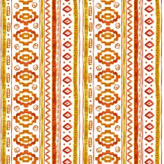 Watercolor Ethnic African Seamless Background N6
