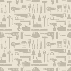 Seamless pattern with repair working tools icons N3