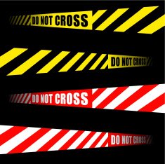DO NOT CROSS cordon tape N2