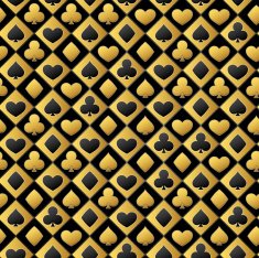 Seamless Card Suit Symbols Background N2