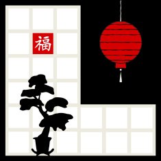 Vector Fengshui Scene N2