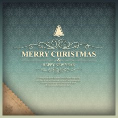 Vintage Christmas card N43
