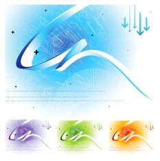 Hi-tech abstract background