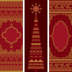 Golden Festive Banners