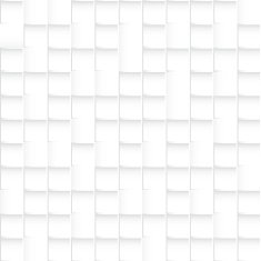 Seamless white squares pattern abstract 3d vector backgound
