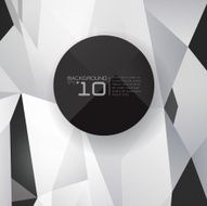 Polygonal design Abstract geometrical background N21