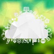 Abstract cloud background N7