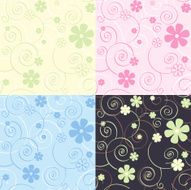 Seamless vector wallpaper pattern