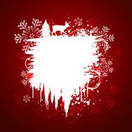 Holiday grunge design