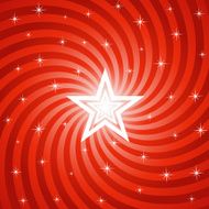 Bright Christmas Star Background