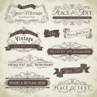 Ornate vintage frames N6