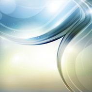 Abstract modern shiny blue waves N4