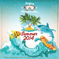 Surfing championship poster