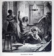 19th century engraving of hannibals death