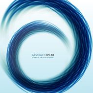 Abstract blue wave background N14