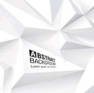 White geometric Vector background