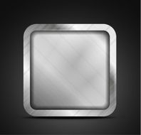 Vector metal application icon