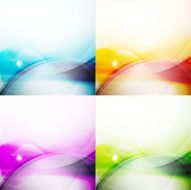 Glossy wave backgrounds N2