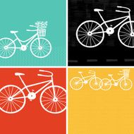 Bikes background set EPS8 N2