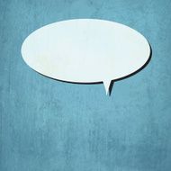 Grunge Vector Feedback Chat Bubble N4