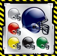 Football Helmets N6