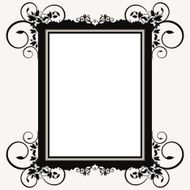 Scroll Grunge Frame N2