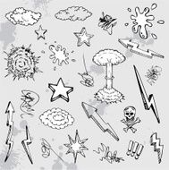 Hand drawn cartoon design
