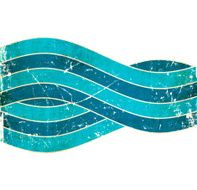 Grunge wave background