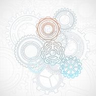 Gears background N14