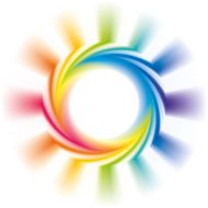 Abstract colorful background Vector frame of rainbow spectrum N3