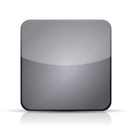 Vector metal app icon on white background Eps10 N2