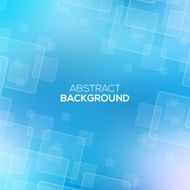 Abstract Blue background with transparent squares