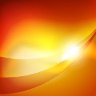 Shiny orange background N10