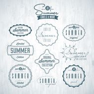 Vintage summer labels N2