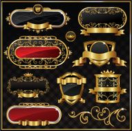 Regally ornate frames