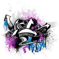 Graffiti background N16