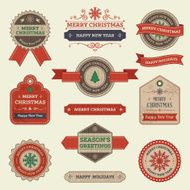 Christmas labels N35