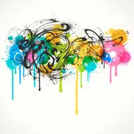 Grunge Swirls N15