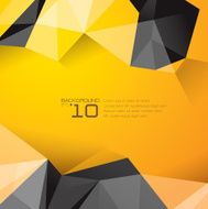 Polygonal design Abstract geometrical background N23