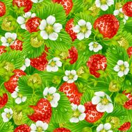 Strawberry seamless background N5