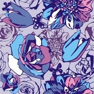 floral vector texture N10