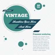Abstract Vintage Background Vector Illustration N2