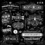 Chalkboard Ornate Vintage Elements N2