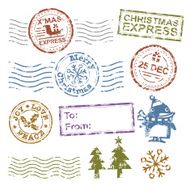 Christmas Rubber Stamp