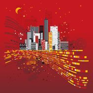 Urban background vector N3