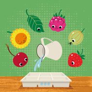 Summer Berry Fruits and Plants for Freezing