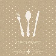 The concept of Restaurant menu N6